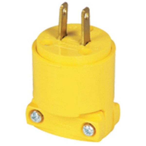 Eaton Wiring Devices Plug Strt Bld 2P Yel 15A 125V 4862-BOX